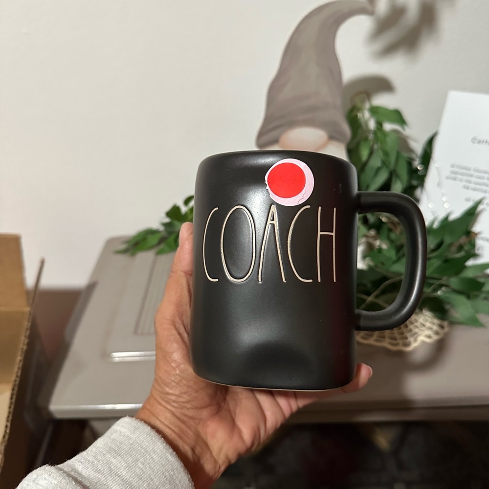 Rae Dunn Black Ceramic Mug